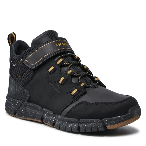 Boots Geox J Flexyper B.B Abx A J949XA 032FU C9241 M Black/Dk Yellow 3 Boots Geox J Flexyper B.B Abx A J949XA 032FU C9241 M Black/Dk Yellow