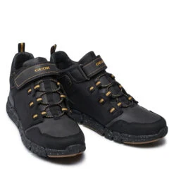 Boots Geox J Flexyper B.B Abx A J949XA 032FU C9241 S Black/Dk Yellow -Geox Soldes Boutique boots geox j flexyper b b abx a j949xa 032fu c9241 s black dk yellow 4