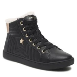 Boots Geox J Kathe G. D J26EUD 000BC C9258 D Black/Lt Gold