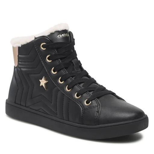 Boots Geox J Kathe G. D J26EUD 000BC C9258 D Black/Lt Gold 3 Boots Geox J Kathe G. D J26EUD 000BC C9258 D Black/Lt Gold