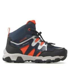 Boots Geox J Magnetar B.B Abx A J263ZA 0CEFU C0820 S Navy/Orange -Geox Soldes Boutique boots geox j magnetar b b abx a j263za 0cefu c0820 s navy orange 1
