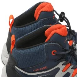 Boots Geox J Magnetar B.B Abx A J263ZA 0CEFU C0820 S Navy/Orange -Geox Soldes Boutique boots geox j magnetar b b abx a j263za 0cefu c0820 s navy orange 4