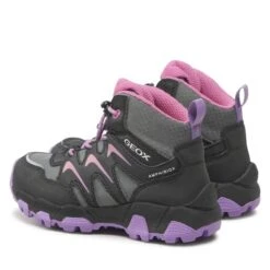Boots Geox J Magnetar G.B Abx B J264LB 054FU C0037 M Black/Purple -Geox Soldes Boutique boots geox j magnetar g b abx b j264lb 054fu c0037 m black purple 2