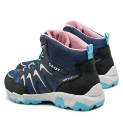 Boots Geox J Magnetar G.B Abx B J264LB 054FU C4358 D Navy/Watersea -Geox Soldes Boutique boots geox j magnetar g b abx b j264lb 054fu c4358 d navy watersea 2