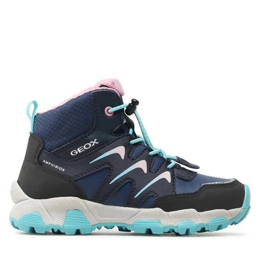 Boots Geox J Magnetar G.B Abx B J264LB 054FU C4358 S Navy/Watersea 4 Boots Geox J Magnetar G.B Abx B J264LB 054FU C4358 S Navy/Watersea – Image 2