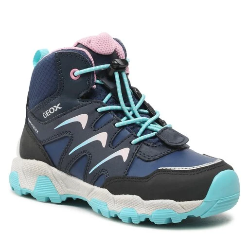 Boots Geox J Magnetar G.B Abx B J264LB 054FU C4358 S Navy/Watersea 3 Boots Geox J Magnetar G.B Abx B J264LB 054FU C4358 S Navy/Watersea