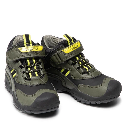 Boots Geox J N.Savage B.Wpf A J16CBA 0CEBU C0914 S Military/Lime 7 Boots Geox J N.Savage B.Wpf A J16CBA 0CEBU C0914 S Military/Lime – Image 5