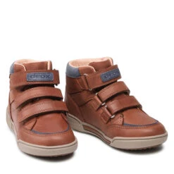 Boots Geox J Poseido B. B J16BCB 0CLFU C6176 S Cognac/Navy -Geox Soldes Boutique boots geox j poseido b b j16bcb 0clfu c6176 s cognac navy 4