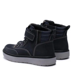 Boots Geox J Riddock Boy Wpf A J167TA 032FU C0045 S Navy/Black -Geox Soldes Boutique boots geox j riddock boy wpf a j167ta 032fu c0045 s navy black 2