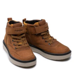 Boots Geox J Riddock Boy Wpf A J167TA 032FU C2286 S Dk Yellow/Brown -Geox Soldes Boutique boots geox j riddock boy wpf a j167ta 032fu c2286 s dk yellow brown 4