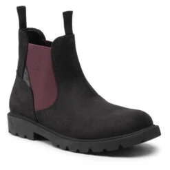 Boots Geox J Shaylax B. A J16FAA 00045 C9340 D Black/Wine