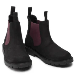 Boots Geox J Shaylax B. A J16FAA 00045 C9340 S Black/Wine -Geox Soldes Boutique boots geox j shaylax b a j16faa 00045 c9340 s black wine 4