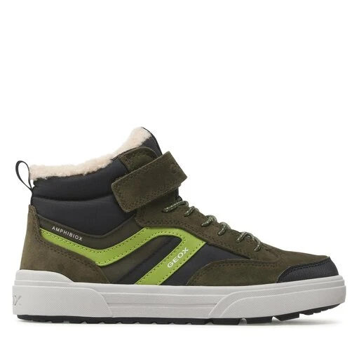 Boots Geox J Weemble B. B Abx A J26HCA 0ME22 C3X3S D Dk Green/Lime Green 4 Boots Geox J Weemble B. B Abx A J26HCA 0ME22 C3X3S D Dk Green/Lime Green – Image 2