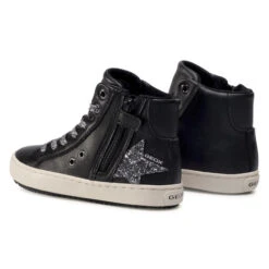 Boots Geox J044GA 000BC C9244 S Black/Dk Silver -Geox Soldes Boutique boots geox j044ga 000bc c9244 s black dk silver 2