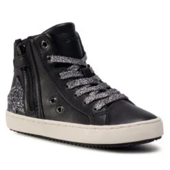 Boots Geox J044GA 000BC C9244 S Black/Dk Silver