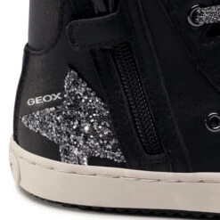 Boots Geox J044GA 000BC C9244 S Black/Dk Silver -Geox Soldes Boutique boots geox j044ga 000bc c9244 s black dk silver 5