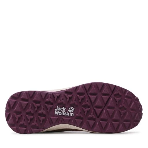 Boots Jack Wolfskin Woodland Texapore Mid K 4042152 Brown/Pink 6 Boots Jack Wolfskin Woodland Texapore Mid K 4042152 Brown/Pink – Image 4