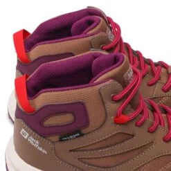 Boots Jack Wolfskin Woodland Texapore Mid K 4042152 Brown/Pink 11 Boots Jack Wolfskin Woodland Texapore Mid K 4042152 Brown/Pink -Geox Soldes Boutique boots jack wolfskin woodland texapore mid k 4042152 brown pink 4