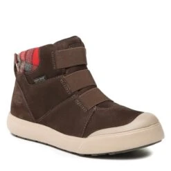 Boots Keen Elle Winter Mid Wp 1026714 Coffee Bean/Red Plaid