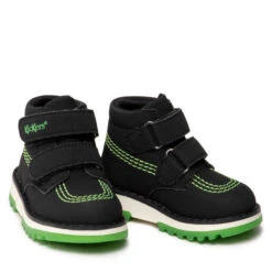Boots Kickers Kickfun 878750-10 M Black/Green 81 -Geox Soldes Boutique boots kickers kickfun 878750 10 m black green 81 4