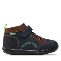 Boots Kickers Kinoe 878670-10 S Marine Marron Tricolore 101 -Geox Soldes Boutique boots kickers kinoe 878670 10 s marine marron tricolore 101 1