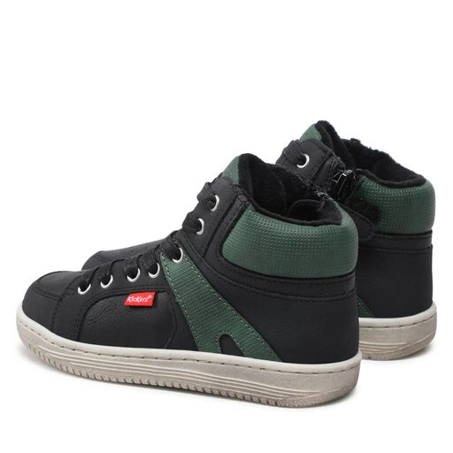 Boots Kickers Lowell 739353-3 S Noir Vert 82 5 Boots Kickers Lowell 739353-3 S Noir Vert 82 – Image 3