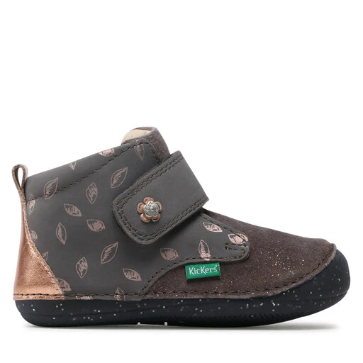 Boots Kickers Sabio 879027-10 Gris Fonce Imprime 122 4 Boots Kickers Sabio 879027-10 Gris Fonce Imprime 122 – Image 2