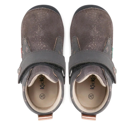 Boots Kickers Sabio 879027-10 Gris Fonce Imprime 122 6 Boots Kickers Sabio 879027-10 Gris Fonce Imprime 122 – Image 4