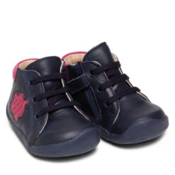 Boots Kickers Waouk 858381-10 Navy/Pink 102 -Geox Soldes Boutique boots kickers waouk 858381 10 navy pink 102 4