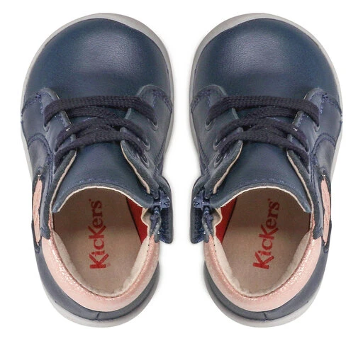 Boots Kickers Waouk 858383-10 Marine Rose Metallise 102 8 Boots Kickers Waouk 858383-10 Marine Rose Metallise 102 – Image 6