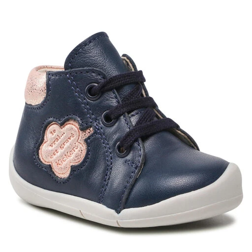 Boots Kickers Waouk 858383-10 Marine Rose Metallise 102 3 Boots Kickers Waouk 858383-10 Marine Rose Metallise 102