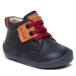 Boots Kickers Wazzap 8584000-10 Navy/Camel 101