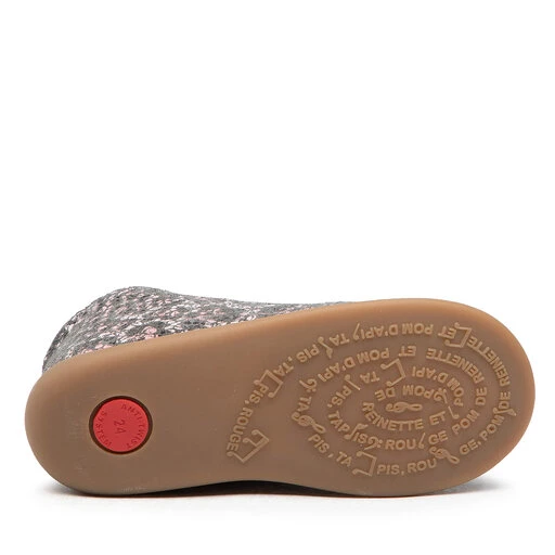 Boots Pom D'Api Stand-Up Bottine N1CCCZ0408 Gris/Rose 6 Boots Pom D'Api Stand-Up Bottine N1CCCZ0408 Gris/Rose – Image 4