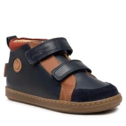 Boots Shoo Pom Bouba New Scratch N4BRAY0401 Navy/Camel/Rust