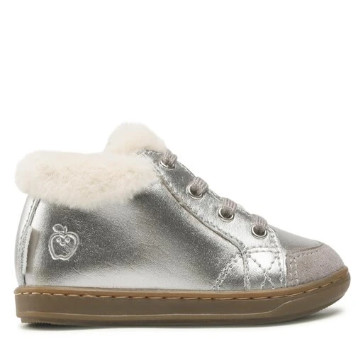 Boots Shoo Pom Bouba Zip Hair N4BYDR0404 Dk Silver 4 Boots Shoo Pom Bouba Zip Hair N4BYDR0404 Dk Silver – Image 2