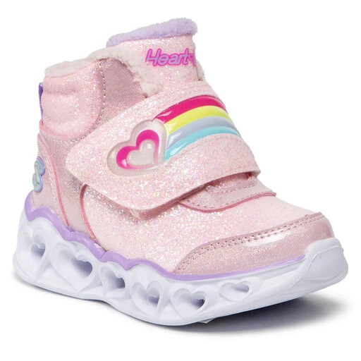 Boots Skechers Brilliant Rainbow 302669N/PKLV Pink/Lavender 3 Boots Skechers Brilliant Rainbow 302669N/PKLV Pink/Lavender