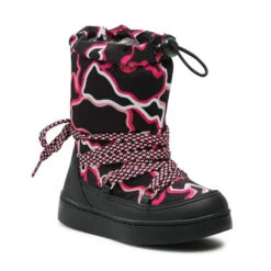 Bottes De Neige Bibi Urban Boots 1049090 Black/Print/Rose