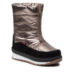 Bottes De Neige CMP Kids Rae Snow Boots Wp 39Q4964 Light Gold